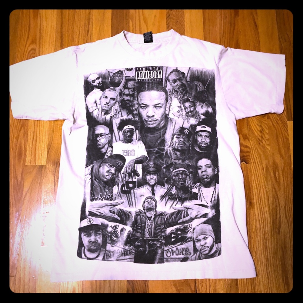 White Hip Hop Tee